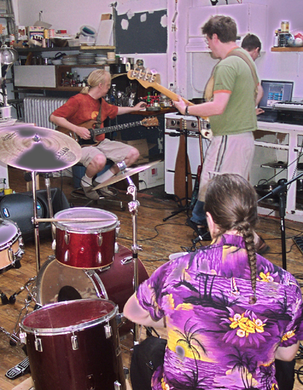 July Open Jam (07/25/2004)<br> James, Brian and Sam