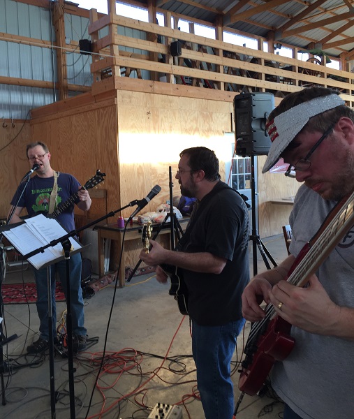 Shed Jam (10/22/2017)<br> Dave, Scratch and Cameron